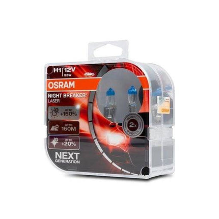Osram Osram H1 Night Breaker Laser 150% 3500K Halogeen 55W (set) Einparts 4