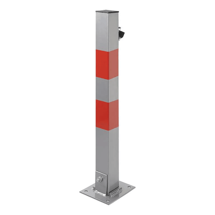VCTparts Parkeerpaal met slot [Parkeerplaatsbeveiliging - Neerklapbare antiparkeerpaal] NORGOS 2