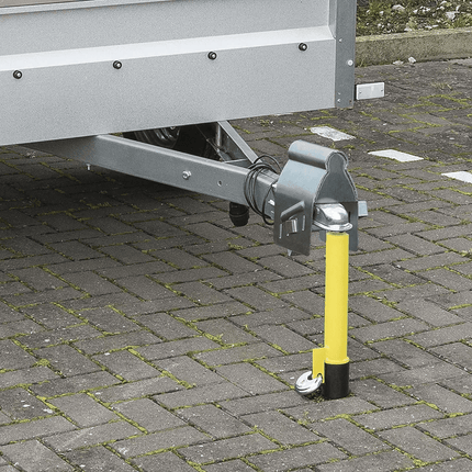 VCTparts Parkeerpaal voor Vastzetten Aanhangwagen of Caravan Zwart Geel NORGOS 5