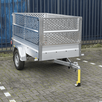 VCTparts Parkeerpaal voor Vastzetten Aanhangwagen of Caravan Zwart Geel NORGOS 6