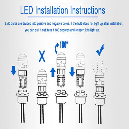 Philips Philips Ultinon T10 LED 6000K Wit Verlichting 12V W5W (set) [Stadsverlichting - Parkeerverlichting - Kentekenverlichting - Interieurverlichting] 5
