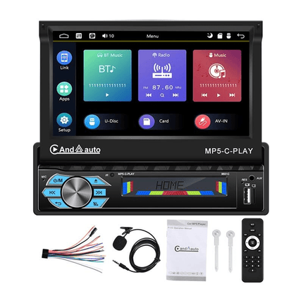 Podofo Podofo A3012 9.0 - inch Auto Scherm Uitklapbare Radio met CarPlay en Android Auto – Bluetooth GPS WiFi en USB INNPRO 8