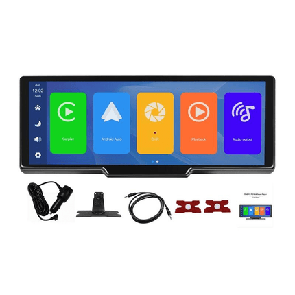 Podofo Podofo A3179 9.3 - inch Auto Scherm met CarPlay en Android Auto – Inclusief Voor - en Achtercamera Dashcam INNPRO 6
