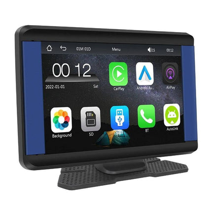 Podofo A3431 7.0 - inch Auto Scherm – CarPlay, Android Auto, Bluetooth en HD - touchscreen - VCTparts.nl