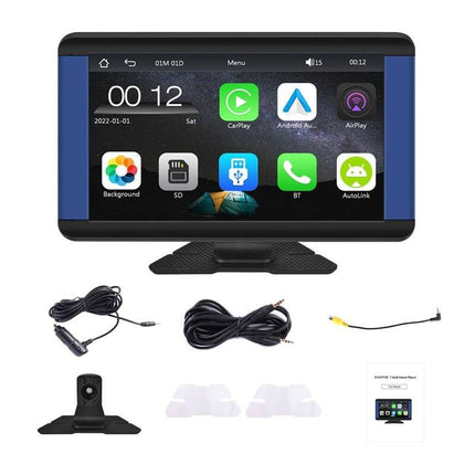 Podofo A3431 7.0 - inch Auto Scherm – CarPlay, Android Auto, Bluetooth en HD - touchscreen - VCTparts.nl