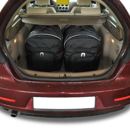 Kjust Reistassenset voor Alfa Romeo 159 Sportwagon 2006-2012 - Set van 4 Tassen met 2 Roltassen en 2 Sporttassen