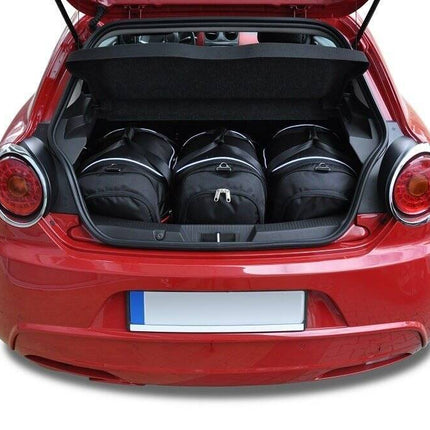 Kjust Reistassenset voor Alfa Romeo Mito 2008-2018 - Set van 3 Tassen met 3 Sporttassen