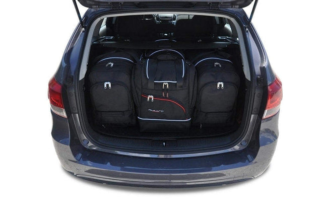 Kjust Reistassenset voor Chevrolet Cruze stationwagen 2012-2016 - Set van 4 Tassen met 2 Roltassen en 2 Sporttassen