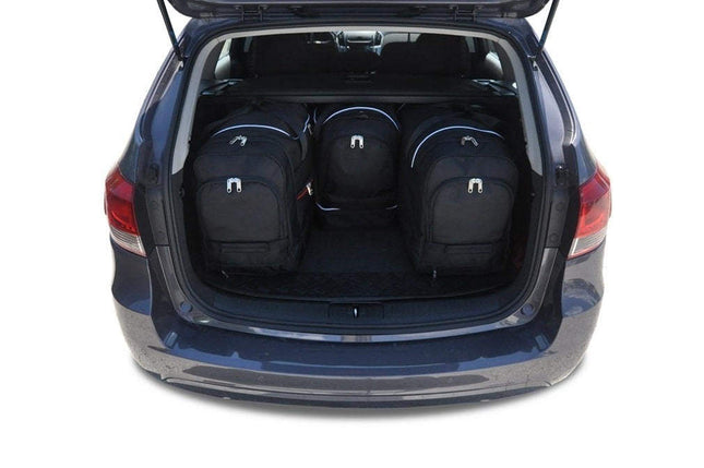 Kjust Reistassenset voor Chevrolet Cruze stationwagen 2012-2016 - Set van 4 Tassen met 2 Roltassen en 2 Sporttassen