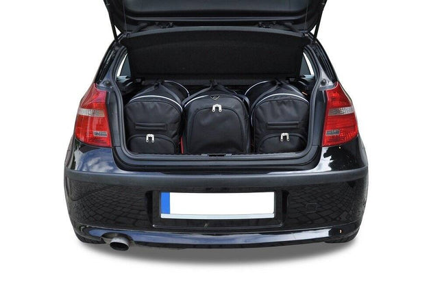 Kjust Reistassenset voor BMW 1 serie 5-deurs 2004-2011 - Set van 3 Tassen met 2 Roltassen en 1 Sporttas