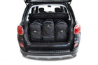 Kjust Reistassenset voor Fiat 500L vanaf 2012 - Set van 3 Tassen met 2 Roltassen en 1 Sporttas