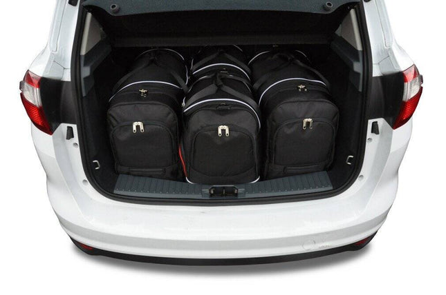 Kjust Reistassenset voor Ford C-Max 2010-2019 - Set van 4 Tassen met 2 Roltassen en 2 Sporttassen