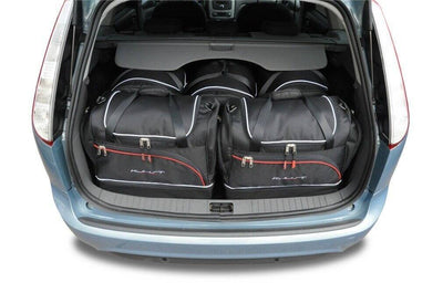 Kjust Reistassenset voor Ford Focus Wagon 2004-2008 - Set van 5 Tassen met 3 Roltassen en 2 Sporttassen