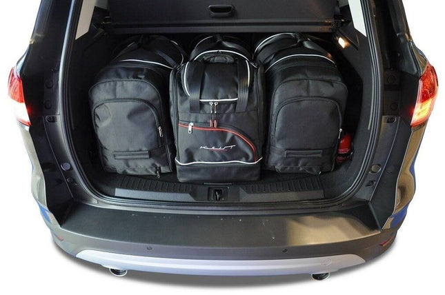 Kjust Reistassenset voor Ford Kuga 2013-2017 - Set van 4 Tassen met 2 Roltassen en 2 Sporttassen