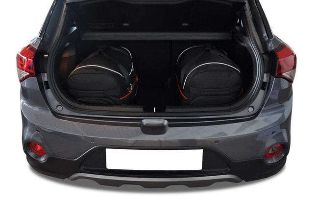 Kjust Reistassenset voor Hyundai i20 5-deurs 2015-2020 - Set van 3 Tassen met 2 Roltassen en 1 Sporttas
