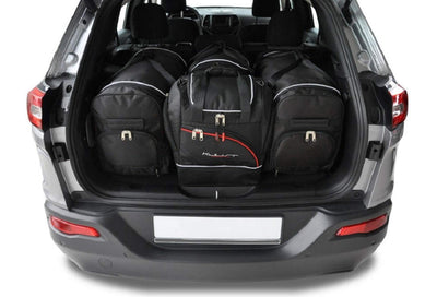 Kjust Reistassenset voor Jeep Cherokee 2013-2020 - Set van 4 Tassen met 2 Roltassen en 2 Sporttassen