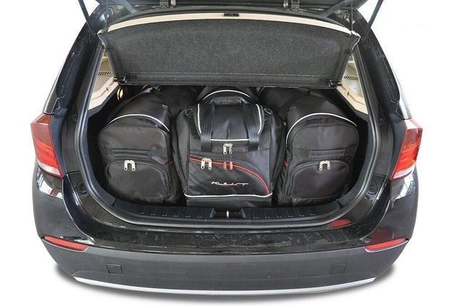 Kjust Reistassenset voor BMW X1 2010-2015 - Set van 4 Tassen met 2 Roltassen en 2 Sporttassen