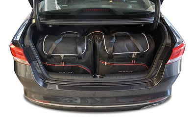 Kjust Reistassenset voor Kia Optima Sedan 2016-2020 - Set van 5 Tassen met 2 Roltassen 2 Sporttassen en 1 Vliegtuigtas