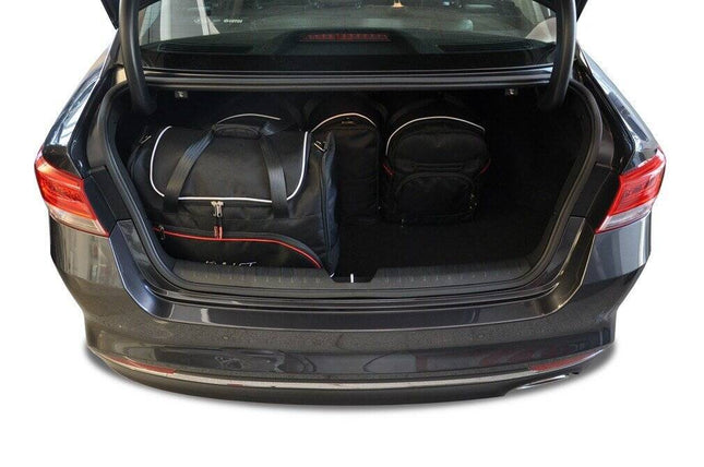 Kjust Reistassenset voor Kia Optima Sedan 2016-2020 - Set van 5 Tassen met 2 Roltassen 2 Sporttassen en 1 Vliegtuigtas