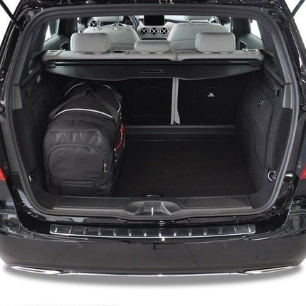 Kjust Reistassenset voor Mercedes Benz B-Klasse 2012-2019 - Set van 4 Tassen met 2 Roltassen 1 Sporttas en 1 Vliegtuigtas