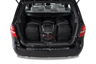 Kjust Reistassenset voor Mercedes Benz B-Klasse 2012-2019 - Set van 4 Tassen met 2 Roltassen 1 Sporttas en 1 Vliegtuigtas