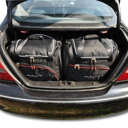 Kjust Reistassenset voor Mercedes Benz CLK 2003-2009 - Set van 4 Tassen met 2 Roltassen en 2 Sporttassen