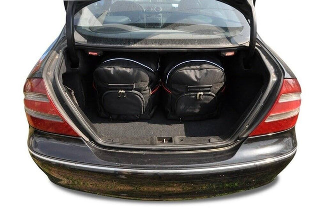 Kjust Reistassenset voor Mercedes Benz CLK 2003-2009 - Set van 4 Tassen met 2 Roltassen en 2 Sporttassen