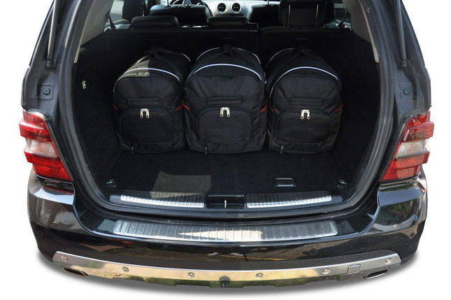Kjust Reistassenset voor Mercedes Benz M-Klasse 2005-2011 - Set van 5 Tassen met 3 Roltassen en 2 Sporttassen