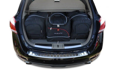 Kjust Reistassenset voor Nissan Murano 2009-2014 - Set van 4 Tassen met 2 Roltassen en 2 Sporttassen