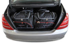 Kjust Reistassenset voor Mercedes Benz S-Klasse 2005-2013 - Set van 4 Tassen met 2 Roltassen en 2 Sporttassen