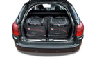 Kjust Reistassenset voor Peugeot 407 SW stationwagen 2004-2011 - Set van 5 Tassen met 3 Roltassen en 2 Sporttassen
