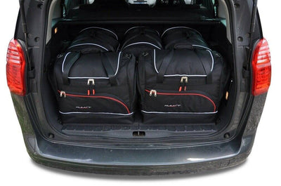 Kjust Reistassenset voor Peugeot 5008 2009-2017 - Set van 5 Tassen met 3 Roltassen en 2 Sporttassen