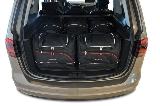 Kjust Reistassenset voor Seat Alhambra 2010-2020 - Set van 5 Tassen met 3 Roltassen en 2 Sporttassen