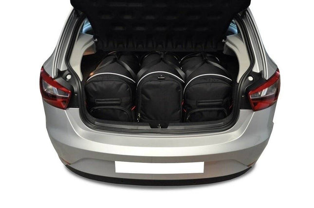 Kjust Reistassenset voor Seat Ibiza 5-deurs 2008-2017 - Set van 3 Tassen met 2 Roltassen en 1 Sporttas