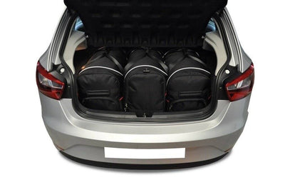Kjust Reistassenset voor Seat Ibiza 5-deurs 2008-2017 - Set van 3 Tassen met 2 Roltassen en 1 Sporttas