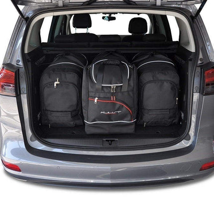 Kjust Reistassenset voor Opel Zafira Tourer 2011-2019 - Set van 4 Tassen met 3 Roltassen en 1 Sporttas