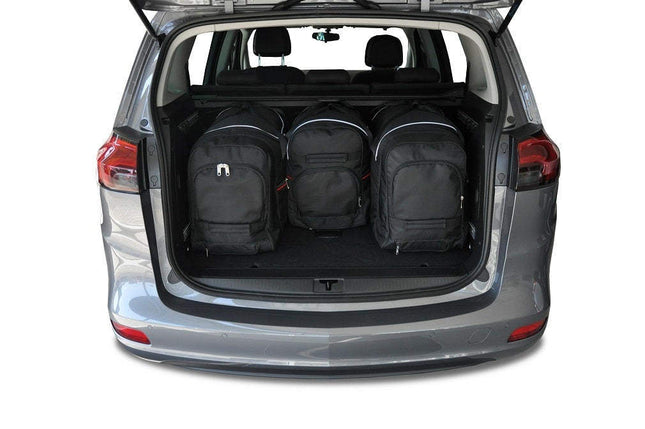 Kjust Reistassenset voor Opel Zafira Tourer 2011-2019 - Set van 4 Tassen met 3 Roltassen en 1 Sporttas