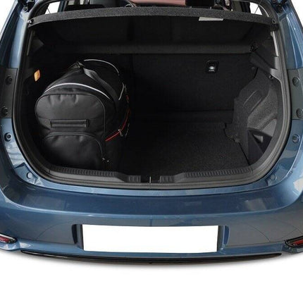 Kjust Reistassenset voor Toyota Auris 5-deurs 2012-2018 - Set van 4 Tassen met 2 Roltassen 1 Sporttas en 1 Vliegtuigtas