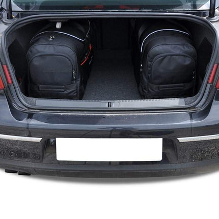 Kjust Reistassenset voor Volkswagen Passat Sedan 2005-2011 - Set van 5 Tassen met 3 Roltassen en 2 Vliegtuigtassen
