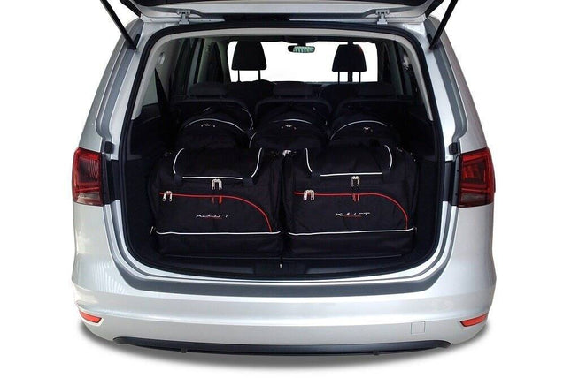 Kjust Reistassenset voor Volkswagen Sharan vanaf 2010 - Set van 5 Tassen met 3 Roltassen en 2 Sporttassen