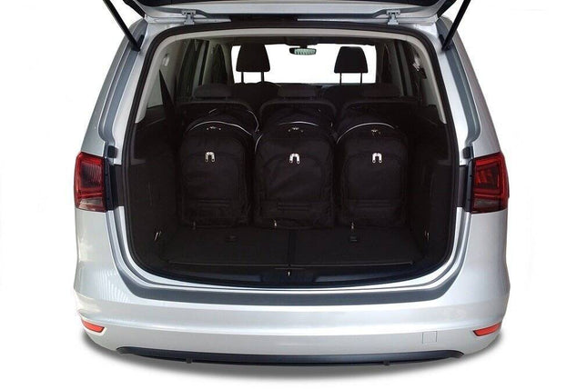 Kjust Reistassenset voor Volkswagen Sharan vanaf 2010 - Set van 5 Tassen met 3 Roltassen en 2 Sporttassen