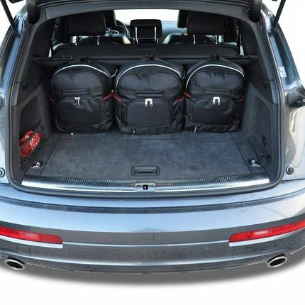 Kjust Reistassenset voor Audi Q7 2006-2015 - Set van 5 Tassen met 3 Roltassen en 2 Sporttassen
