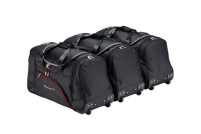 Kjust Reistassenset voor Mitsubishi Lancer Sportback 2009-2016 - Set van 3 Tassen met 3 Roltassen