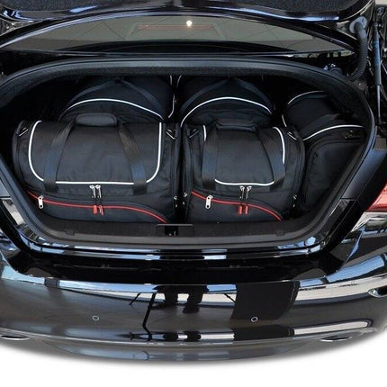 Kjust Reistassenset voor Infiniti Q70 Sedan 2013-2019 - Set van 5 Tassen met 2 Roltassen 1 Sporttas en 2 Vliegtuigtassen