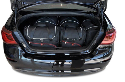 Kjust Reistassenset voor Infiniti Q70 Sedan 2013-2019 - Set van 5 Tassen met 2 Roltassen 1 Sporttas en 2 Vliegtuigtassen