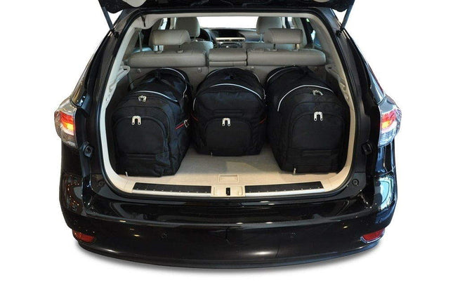 Kjust Reistassenset voor Lexus RX 5-deurs 2009-2016 - Set van 4 Tassen met 3 Roltassen en 1 Sporttas