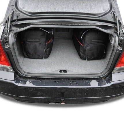 Kjust Reistassenset voor Volvo S60 Sedan 2000-2010 - Set van 5 Tassen met 3 Roltassen en 2 Sporttassen
