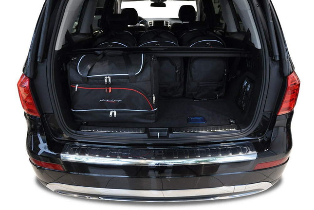 Kjust Reistassenset voor Mercedes Benz GL-Klasse 2013-2016 - Set van 5 Tassen met 3 Roltassen en 2 Sporttassen