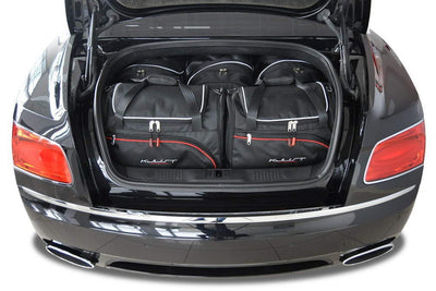 Kjust Reistassenset voor Bentley Continental Flying Spur 2005-2014 - Set van 5 Tassen met 3 Roltassen en 2 Sporttassen