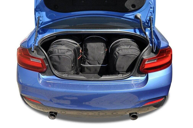Kjust Reistassenset voor BMW 2 serie coupe 2014-2022 - Set van 4 Tassen met 2 Roltassen en 2 Sporttassen